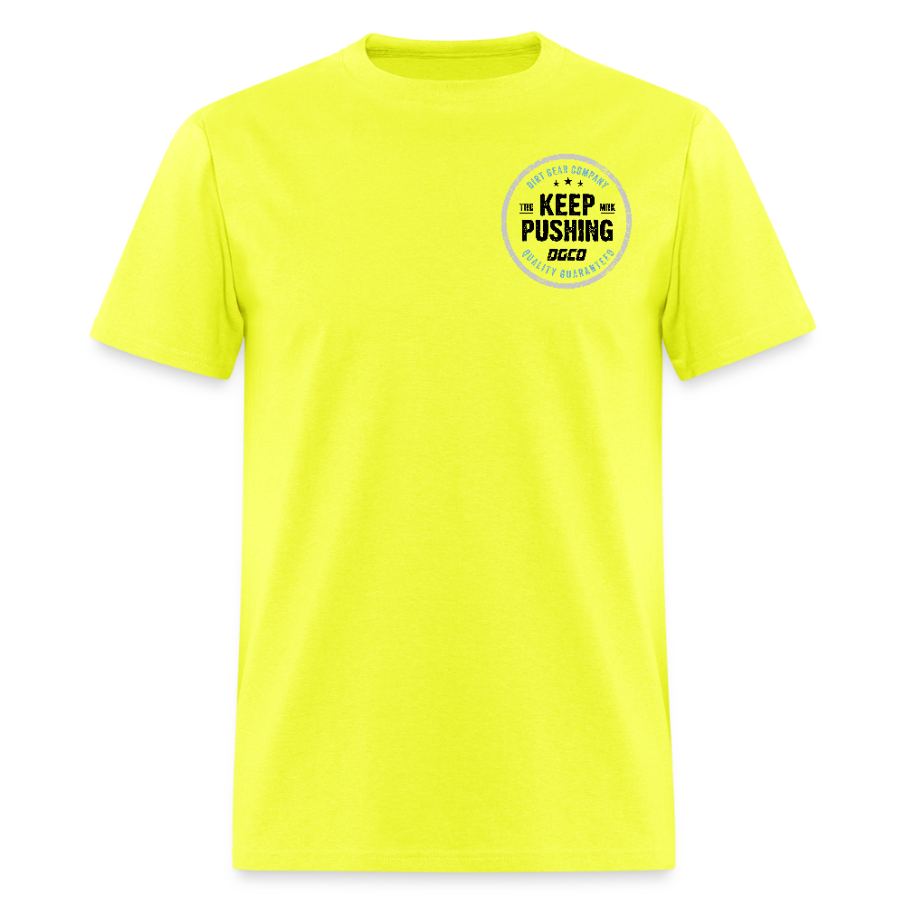 High Vis Keep Pushing Circle
