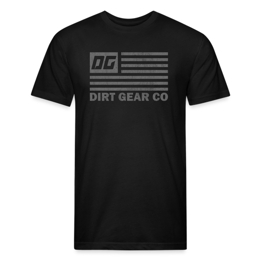 Fitted Cotton/Poly T-Shirt by Next Level - black