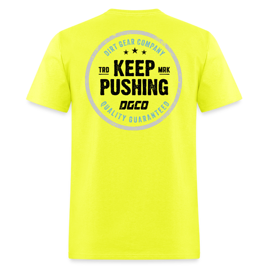 High Vis Keep Pushing Circle